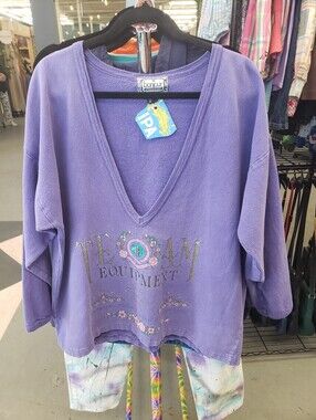 Vintage 1980s 1990s Fitness Activewear Sweatshirt